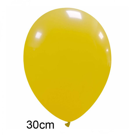 Donkergele ballonnen