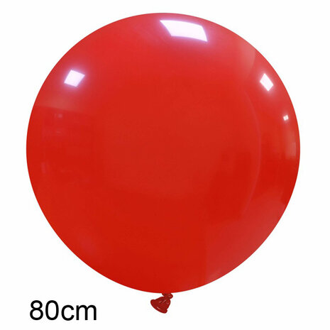 rood XL ballon, 80 cm