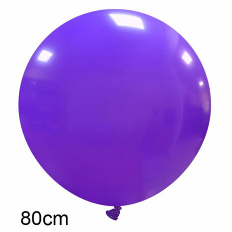 paars XL ballon, 80 cm