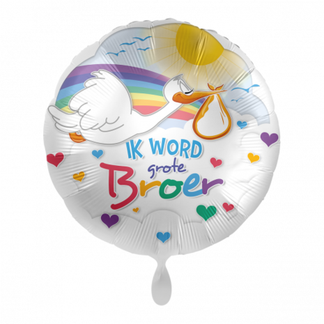 Grote Broer folieballon, 43cm