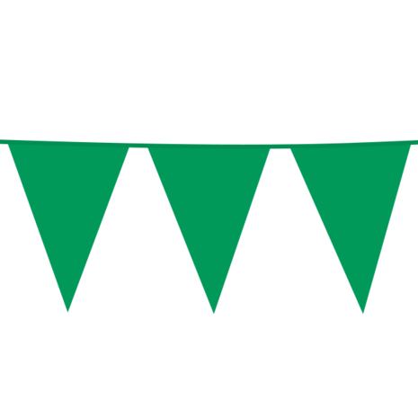 Vlaggenlijn groen XL, 10 meter