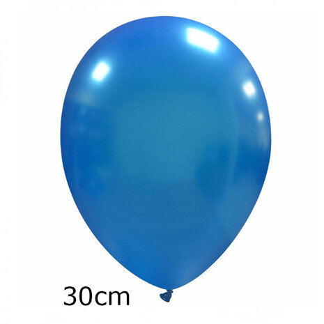 Metallic donkerblauw 12 inch ballonnen