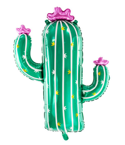 cactus folieballon 60x82 cm