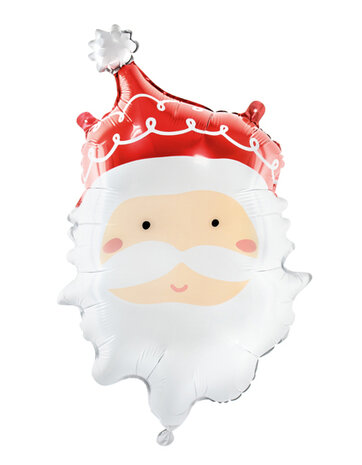 Santa - kerstman folieballon, 37x60cm