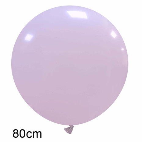 Lila pastel XL ballon, 80cm