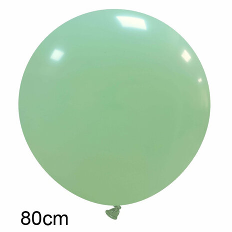 Mint pastel XL ballon, 80cm
