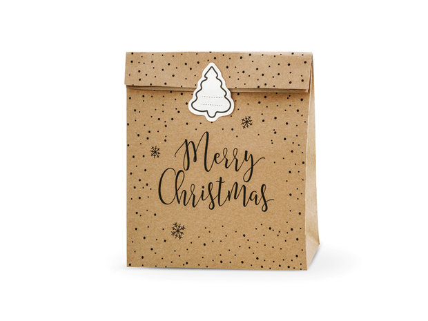 merry christmas gift bags, 3 st.