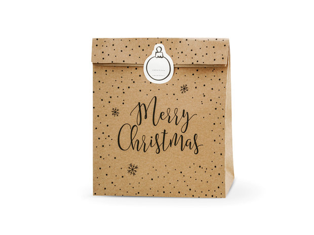 merry christmas gift bags, 3 st.