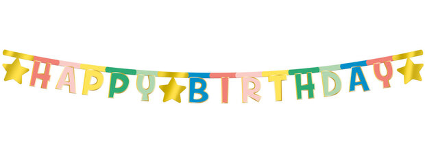 happy birthday letterslinger retro