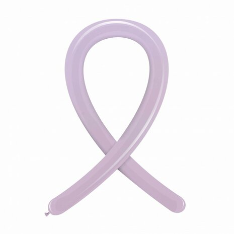 Lila pastel modelleer vouwballonnen