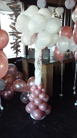 Ballon pilaar babyshower