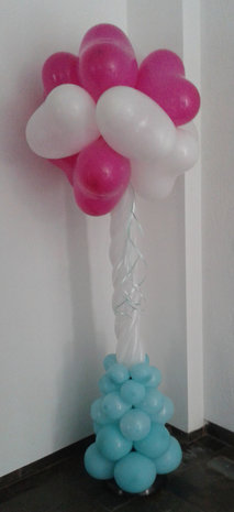 Ballon pilaar babyshower