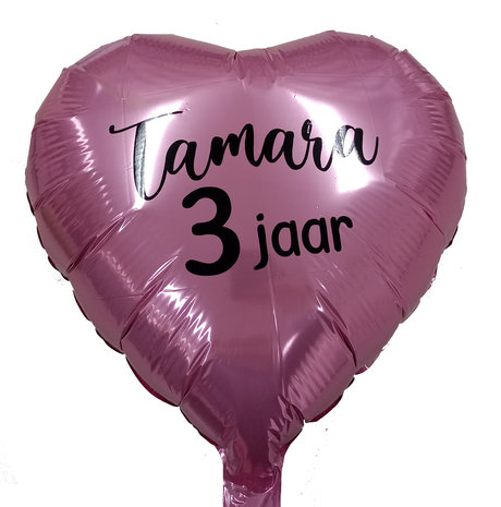 folieballon met eigen tekst