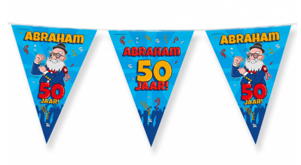 Abraham 50 jaar vlaggenlijn, 10 m