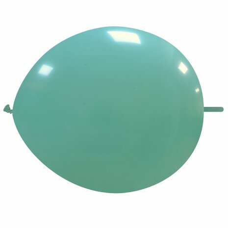 Link / knoopballonnen aqua, 30cm