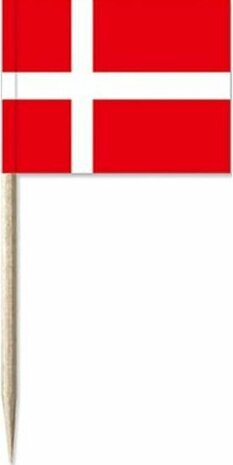 prikkers Deense vlaggetjes