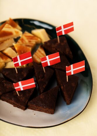 prikkers Deense vlaggetjes