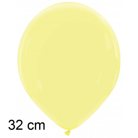 Lemon cream ballonnen, 32 cm / 13 inch