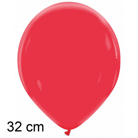 Cherry red / rood ballonnen, 32 cm / 13 inch
