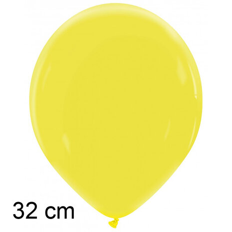Lemon / geel ballonnen, 32 cm / 13 inch
