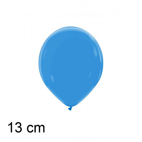 Cobalt blue / blauw ballonnen, 13 cm / 5 inch