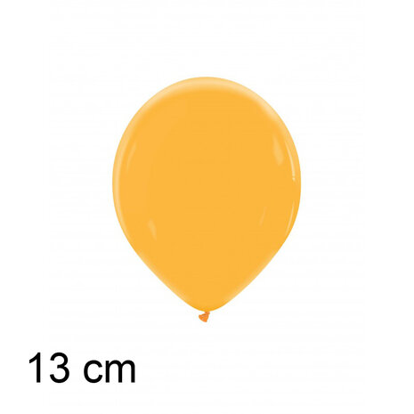 Tangerine / oranje ballonnen, 13 cm / 5 inch
