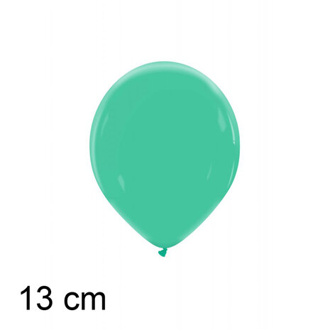 Pine green (groen) ballonnen, 13 cm / 5 inch