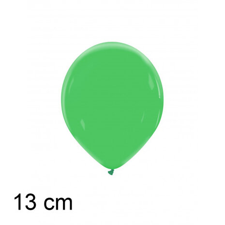 Clover green (groen) ballonnen, 13 cm / 5 inch
