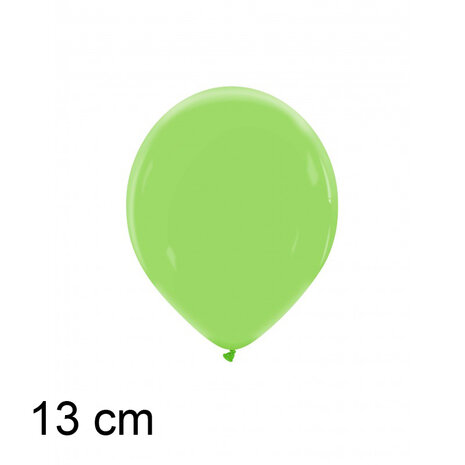 Basil green (groen) ballonnen, 13 cm / 5 inch