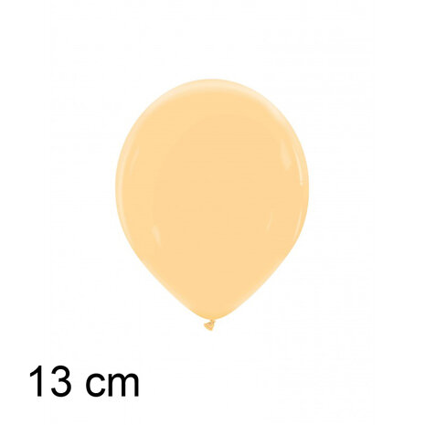 Apricot ballonnen, 13 cm / 5 inch