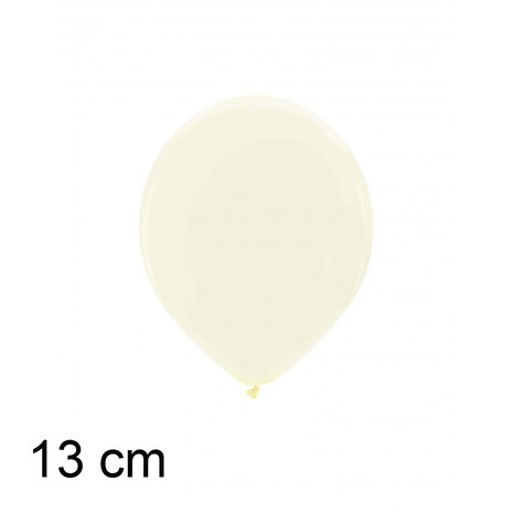 Vanilla ballonnen, 13 cm / 5 inch