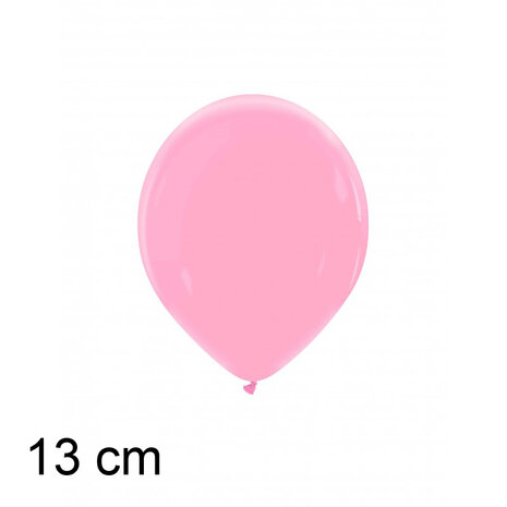 Bubble gum / roze ballonnen, 13 cm / 5 inch