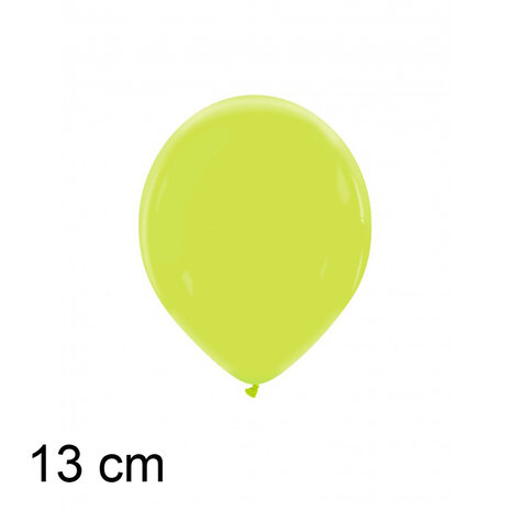Apple green (groen) ballonnen, 13 cm / 5 inch