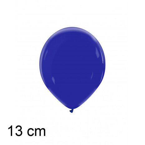 Navy blue / marineblauw ballonnen, 13 cm / 5 inch