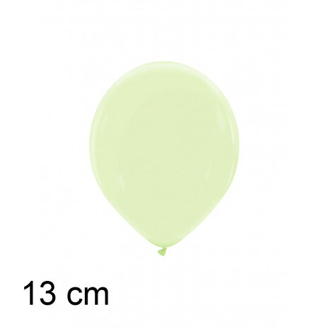 Green tea (groen) ballonnen, 13 cm / 5 inch