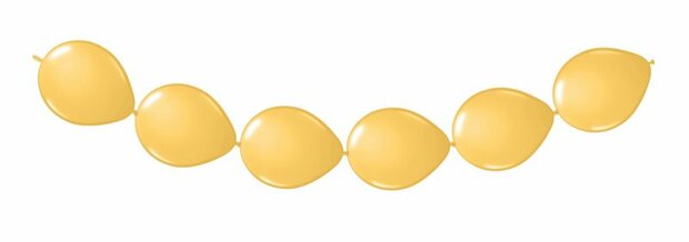 Kleine gouden knoop (link) ballonnen, 13 cm
