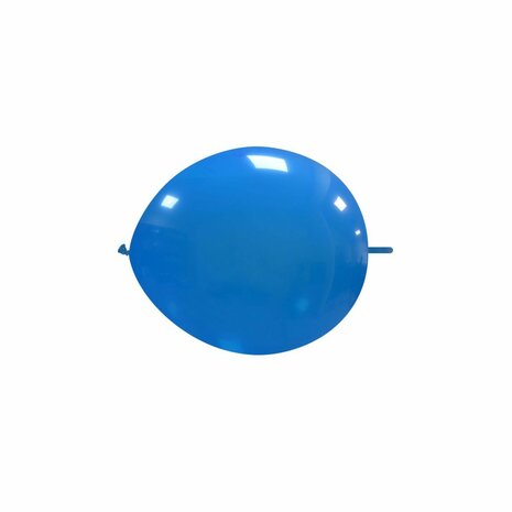 Kleine blauwe knoop (link) ballonnen, 13 cm