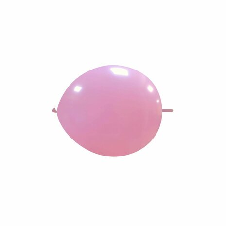 Kleine roze knoop (link) ballonnen, 13 cm