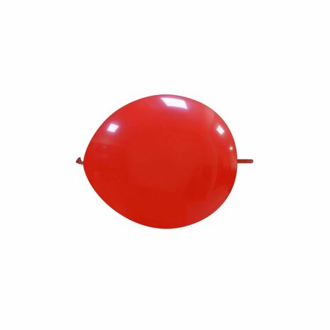 Rood kleine knoop (link) ballonnen, 13 cm