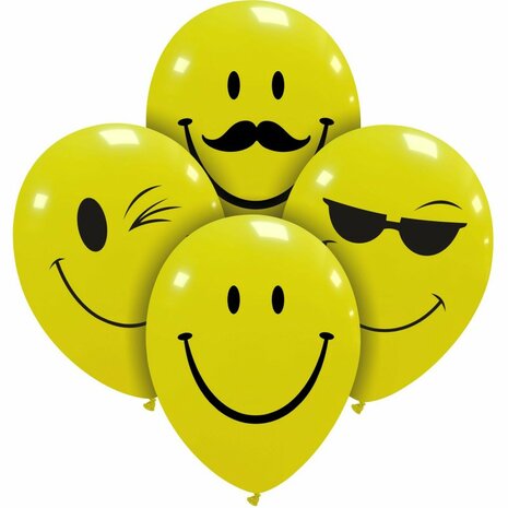 Smiley ballonnen 30cm