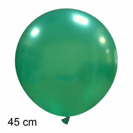 Grote metallic donkergroen ballonnen, 45 cm / 18 inch