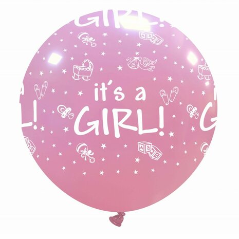 It&#039;s a girl XL ballon, 80 cm