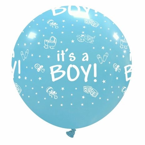 It s a boy XL ballon, 80 cm