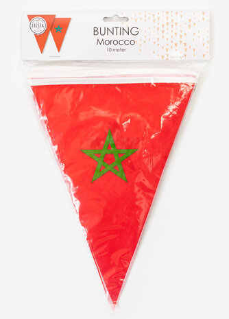 Marokko vlaggenlijn, 10 m
