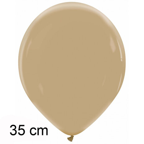 Mokka ballonnen, 35 cm / 14 inch