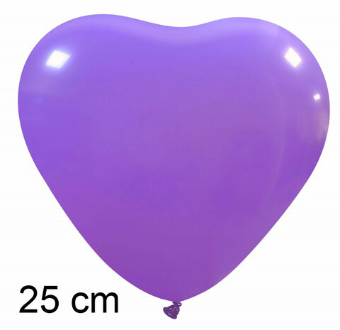hartballonnen lavendel, 25cm