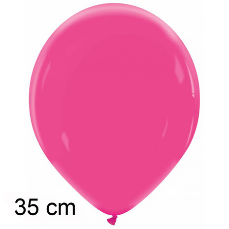 raspberry pink / roze ballonnen, 35 cm / 14 inch