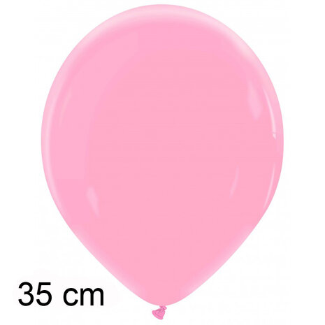 Bubble gum / roze ballonnen, 35 cm / 14 inch