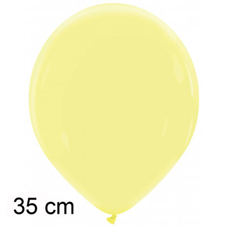Lemon cream ballonnen, 35 cm / 14 inch