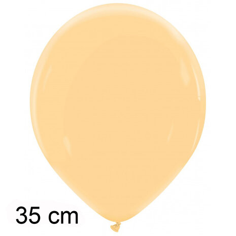 Apricot ballonnen, 35 cm / 14 inch